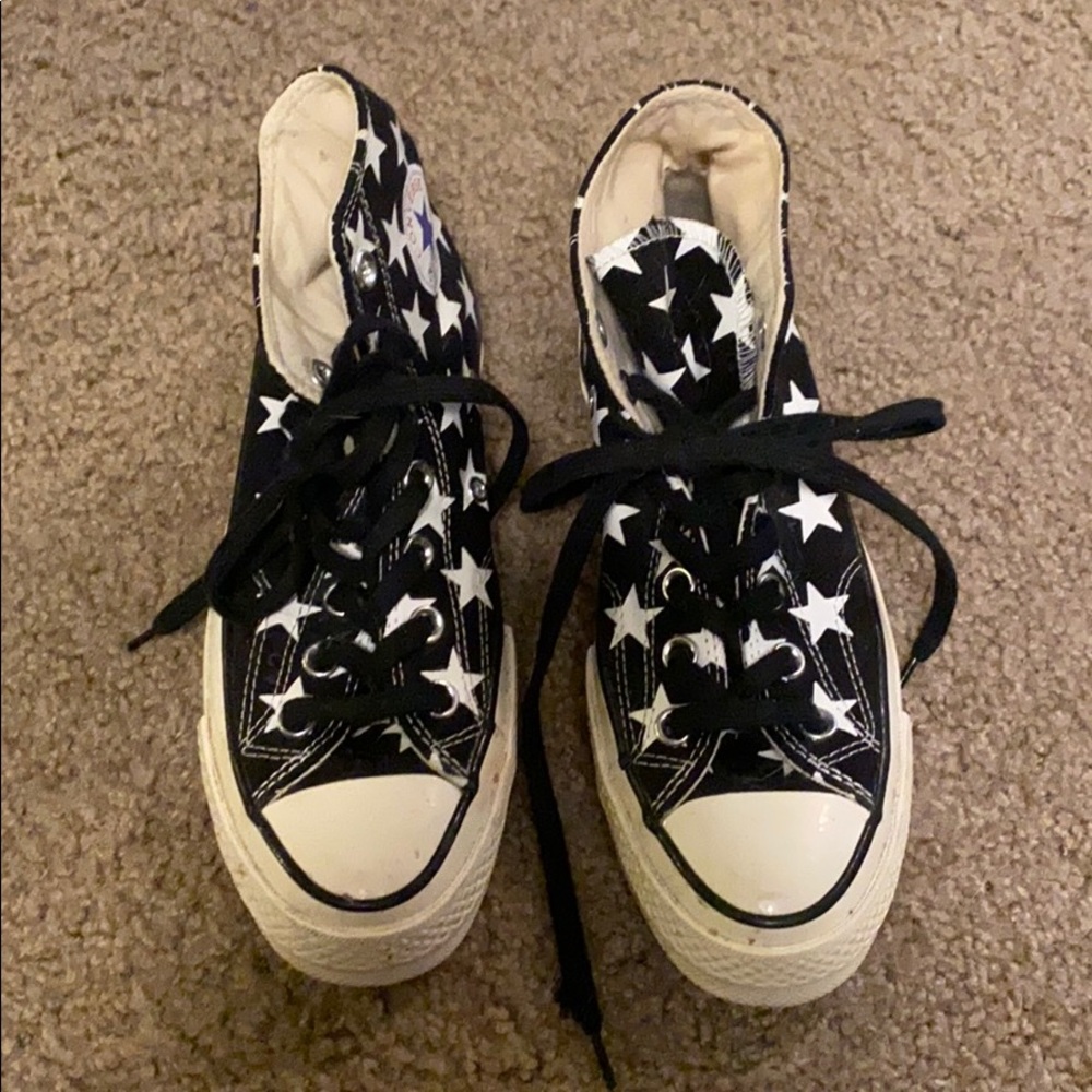 Black and White Star Converse